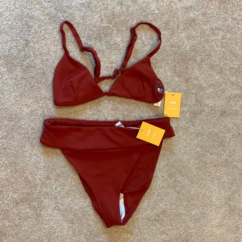 Andie Bikini ‘The Gold Coast’ Top and Bottom-Brand New with tags